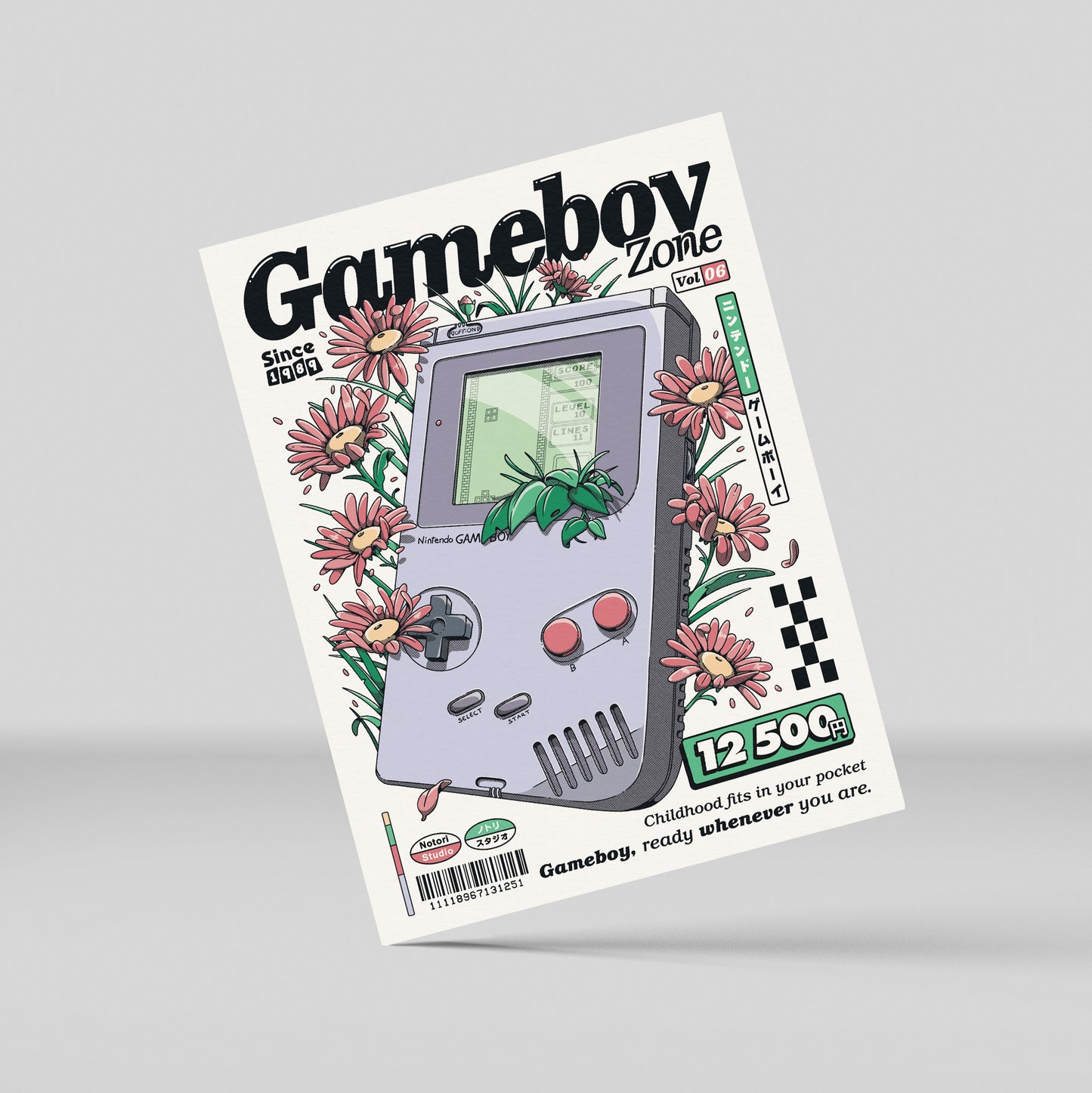 Gameboy Zone Mini Print
