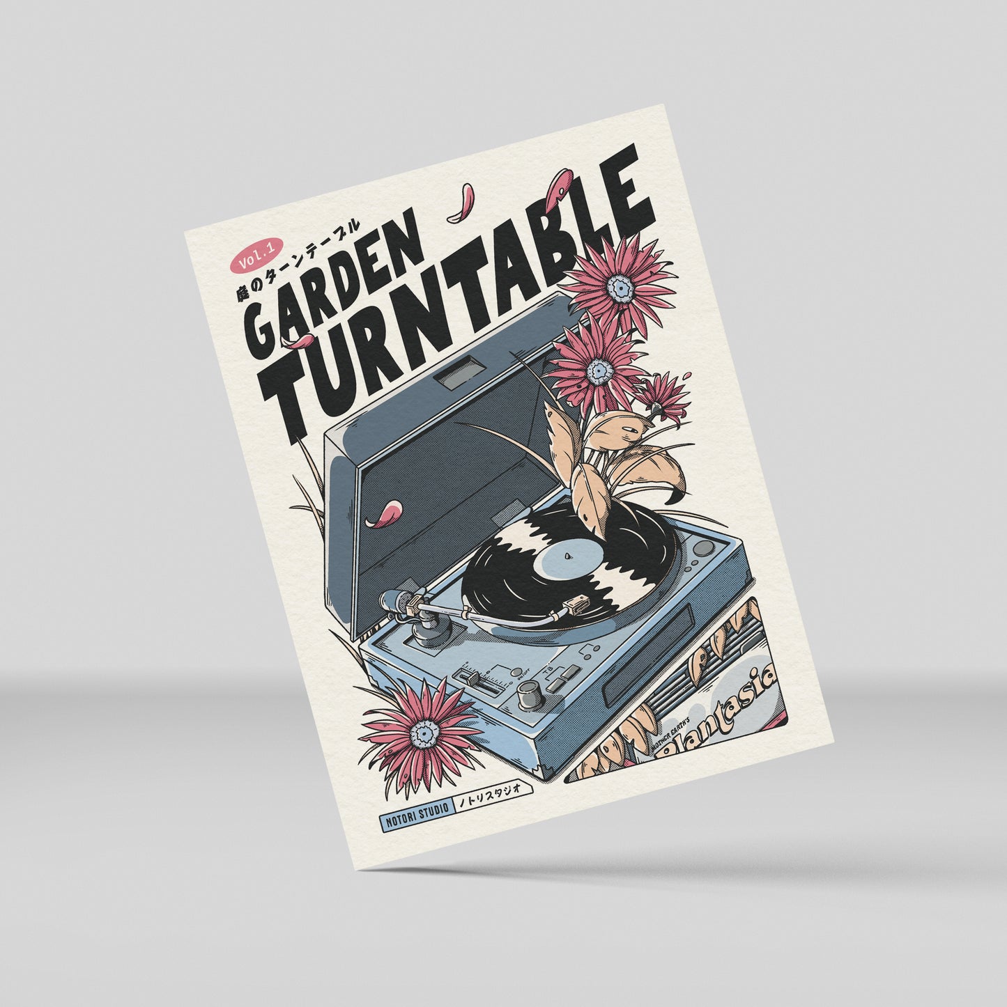 Garden Turntable Mini Print
