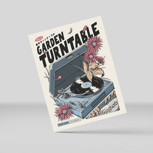 Garden Turntable Mini Print