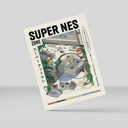 Super Nes Zone Mini Print