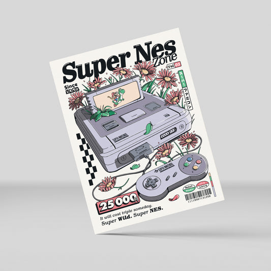 Super Nes Zone Mini Print