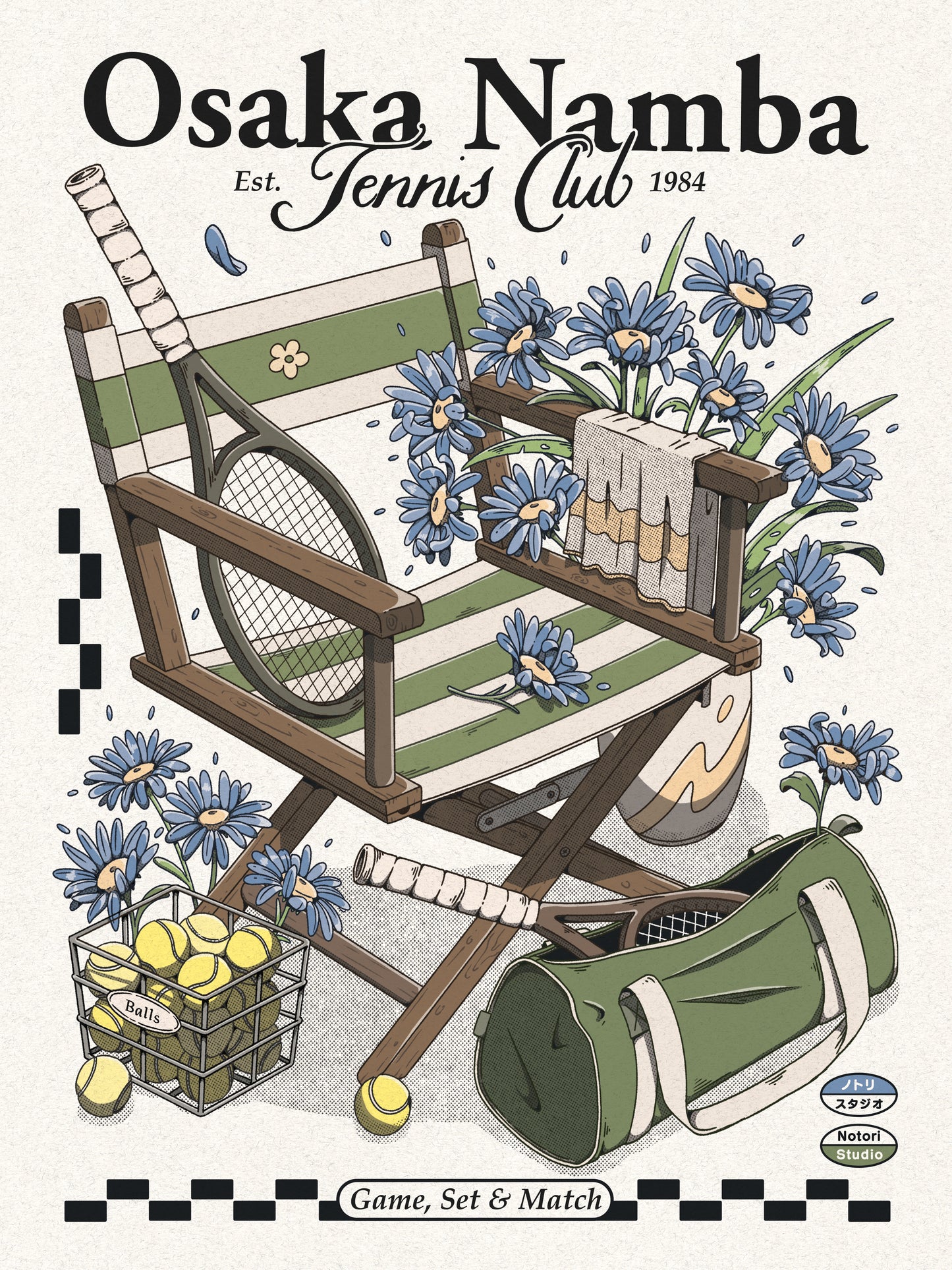 Affiche Osaka Namba Tennis Club 🎾