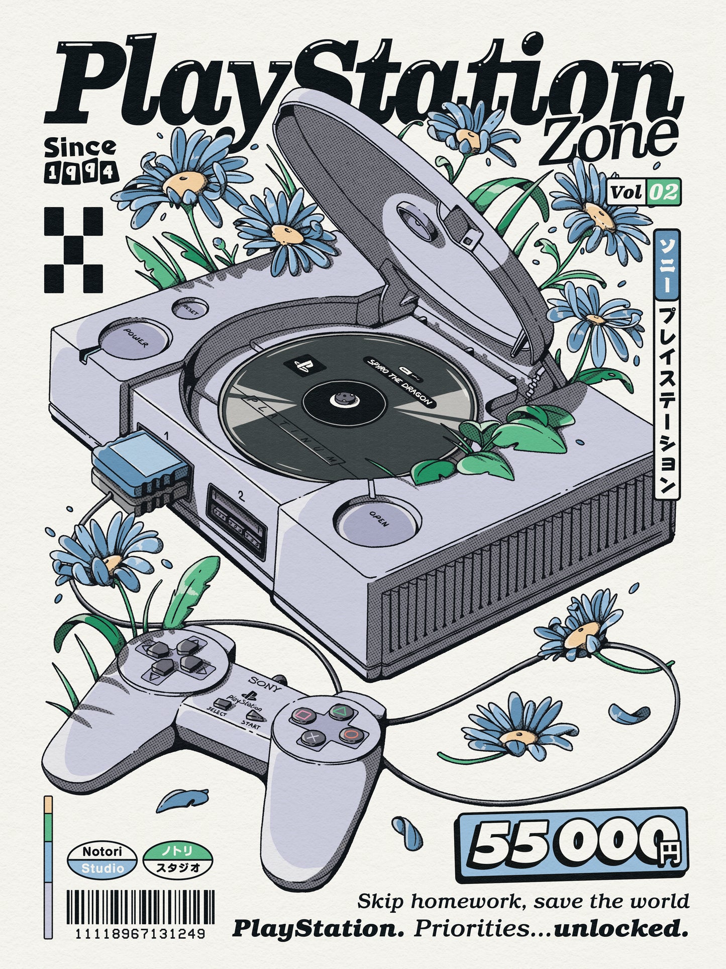 Lot de 6 Mini-Prints - Consoles